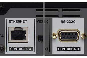 Tascam BD-MP4K – Porty sterowania LAN i RS-232C