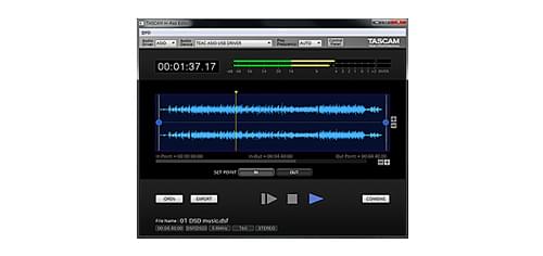 Tascam Hi-Res Editor